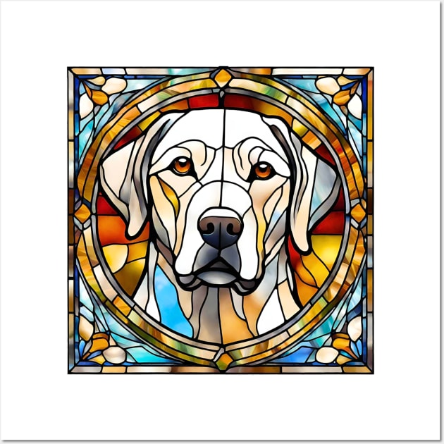 Stained Glass Labrador Retriever Wall Art by Doodle and Things